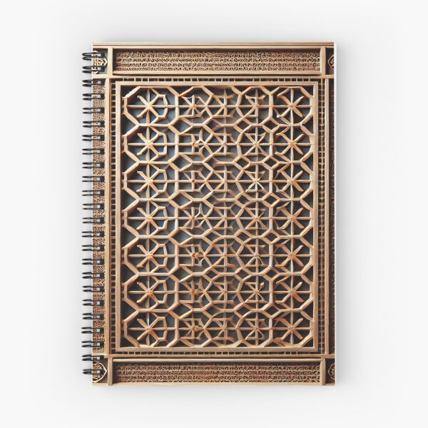Item preview, Intricate Japanese Kumiko Woodwork with Geometric Patterns designed and sold by SakuraJapanArt.