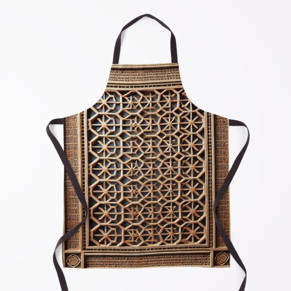 Item preview, Intricate Japanese Kumiko Woodwork with Geometric Patterns designed and sold by SakuraJapanArt.