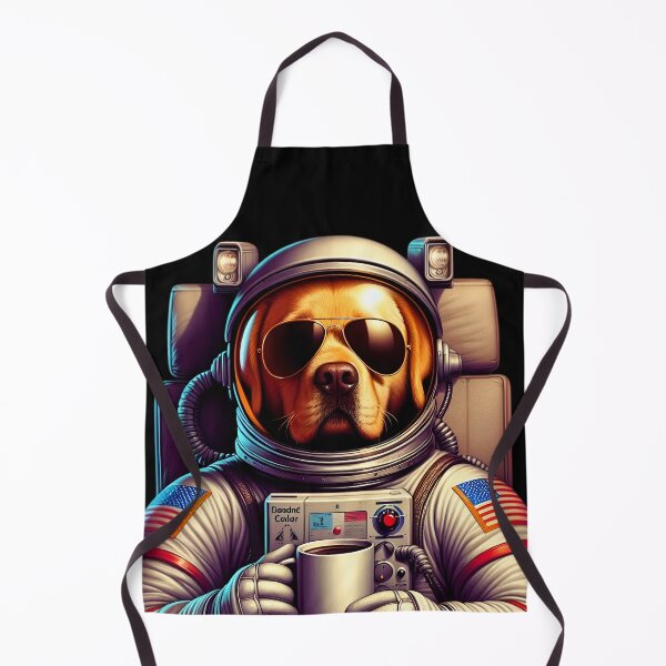 Item preview, Astronaut Labrador Retriever Dog funny vintage t-shirts designed and sold by PAVOXAR.