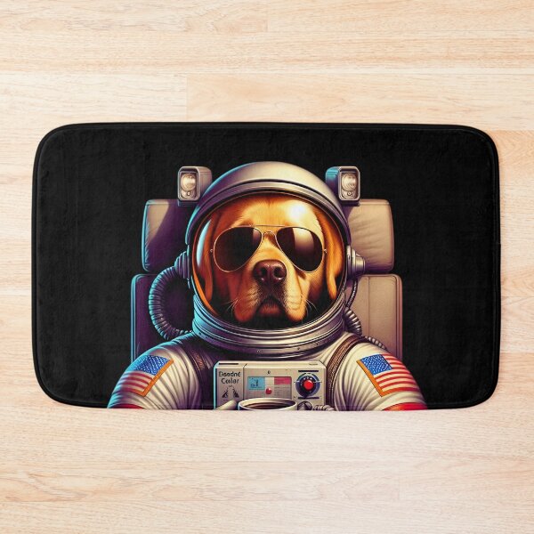Item preview, Astronaut Labrador Retriever Dog funny vintage t-shirts designed and sold by PAVOXAR.