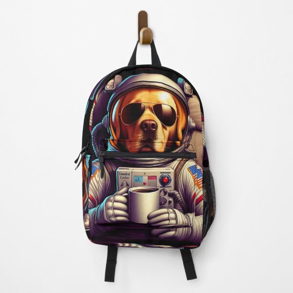 Item preview, Astronaut Labrador Retriever Dog funny vintage t-shirts designed and sold by PAVOXAR.