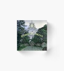 Members Only - Members Drive at Flemington Racecourse Acrylic Block