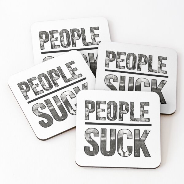 Item preview, People suck  designed and sold by Roxburylane.