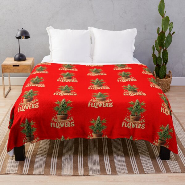 Item preview, Funny- Easily Distracted By Flowers - Unique Colorful -Red designed and sold by JLEmporium.