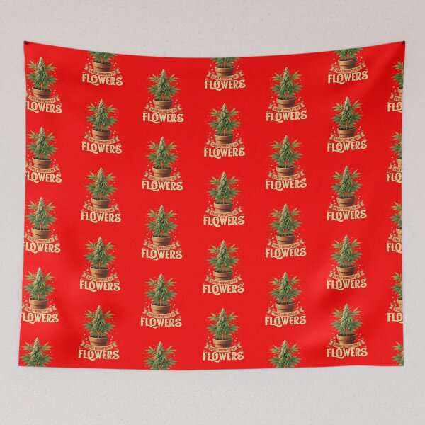 Item preview, Funny- Easily Distracted By Flowers - Unique Colorful  -Red designed and sold by JLEmporium.