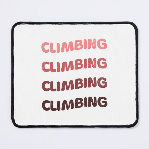 Item preview, Climbing purple brown curvy lettering vintage retro style designed and sold by Bouldershop.
