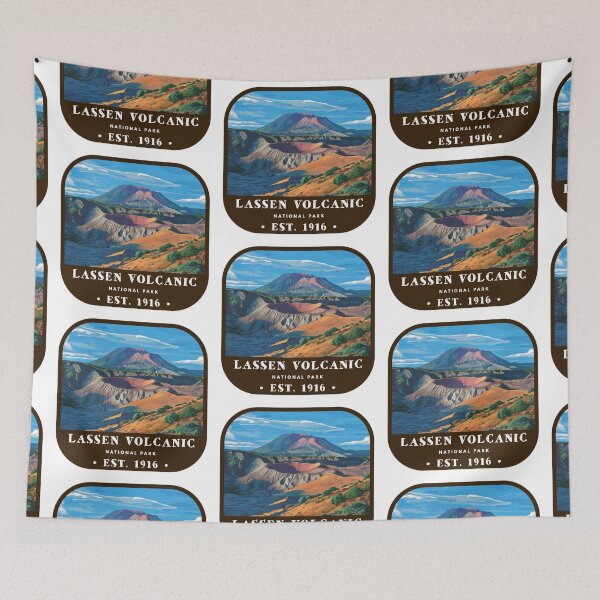Item preview, Vintage Lassen Volcanic National Park designed and sold by RabbitK.