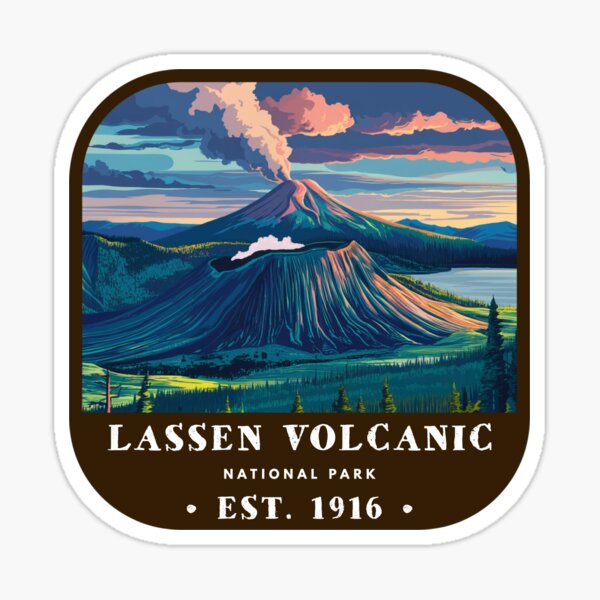 Artikel-Vorschau von Vintage Lassen-Volcanic-Nationalpark, designt und verkauft von RabbitK.