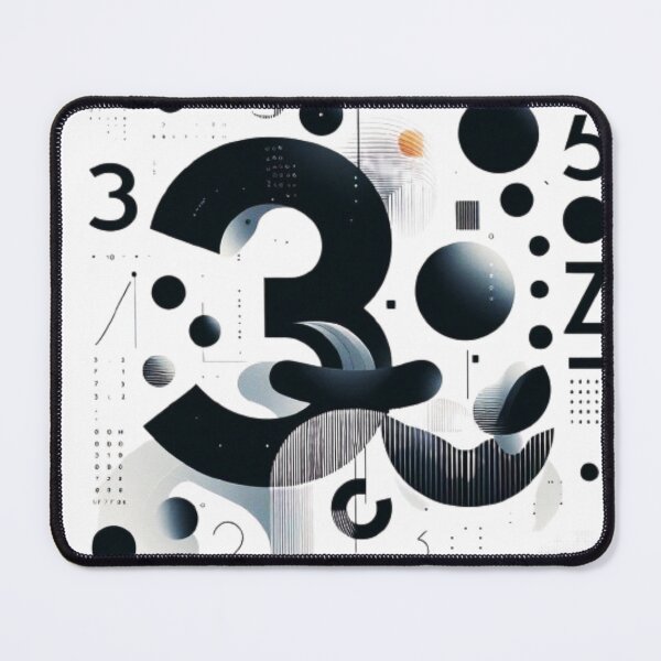 Item preview, Abstract Lucky number 3 designed and sold by WorlDigitalArts.