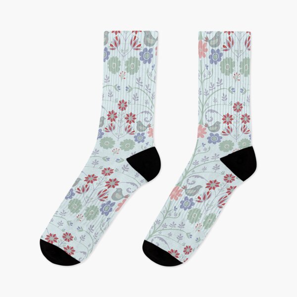 Item preview, Scandi Birds and flowers designed and sold by Coastal Garden Design Studio.