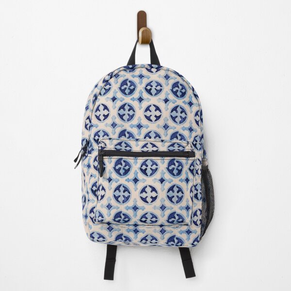 Item preview, Mediterranean Blue Tile Pattern designed and sold by 21 Dragonflies.