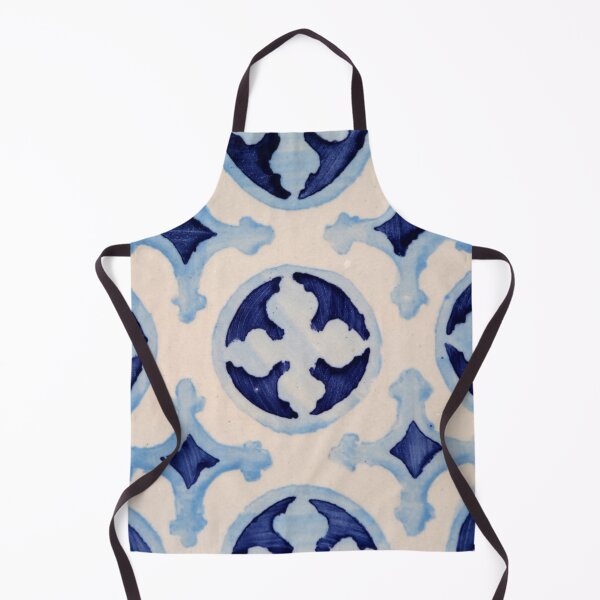 Item preview, Mediterranean Blue Tile Pattern designed and sold by 21 Dragonflies.