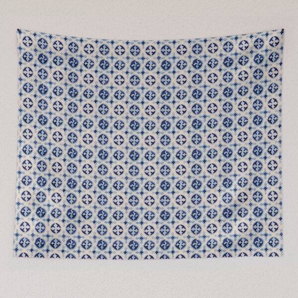 Item preview, Mediterranean Blue Tile Pattern designed and sold by 21 Tulips.