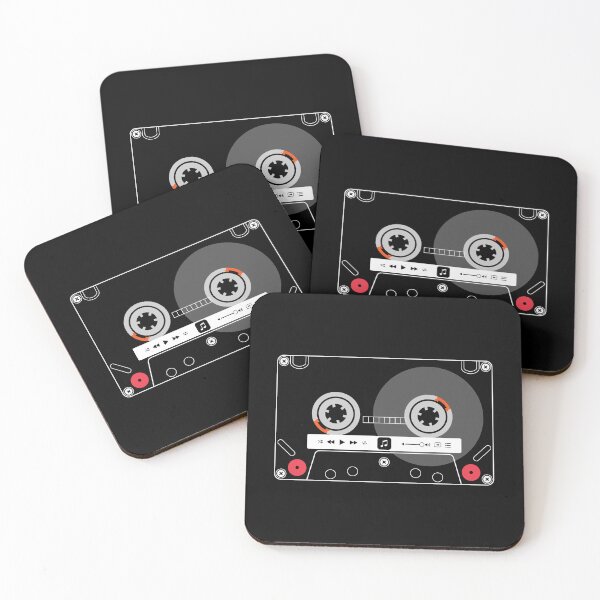 Item preview, Retro Music Cassette Tape with Modern Media Player Design designed and sold by coshe.