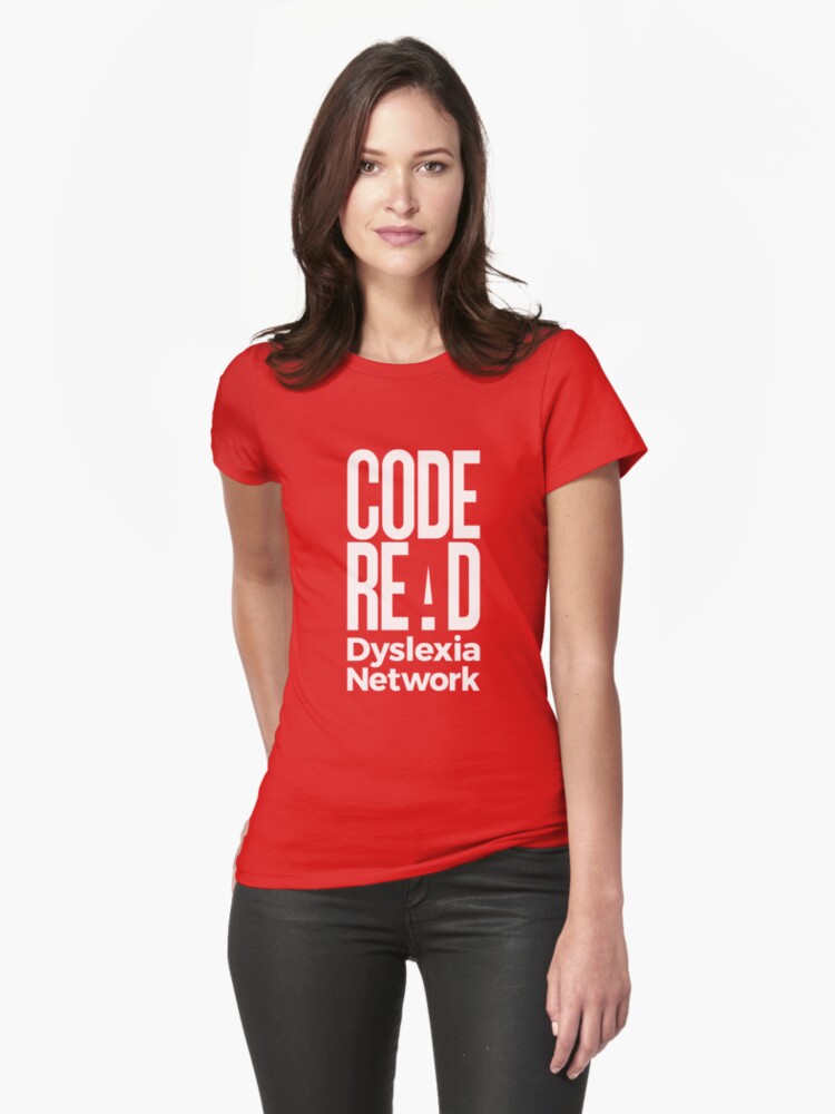 Thumbnail 1 of 3, Fitted T-Shirt, Code Read Dyslexia Network designed and sold by CodeRead.