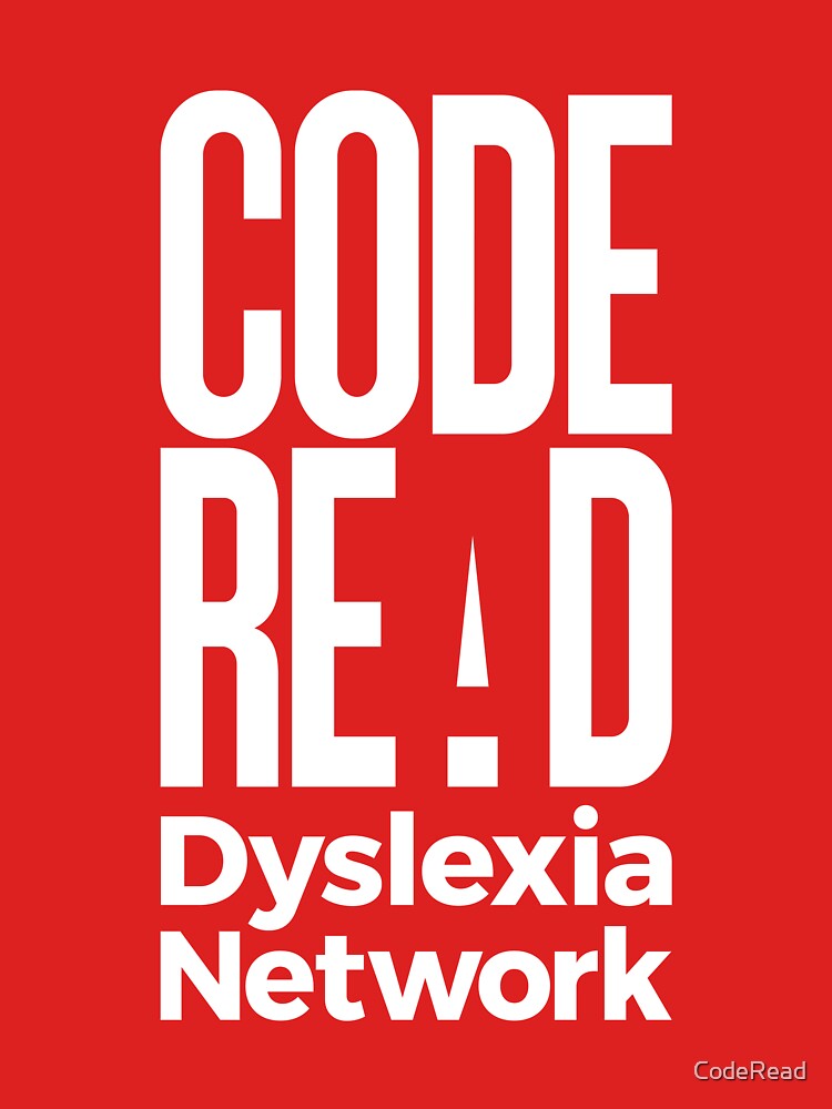 Artwork view, Code Read Dyslexia Network designed and sold by CodeRead