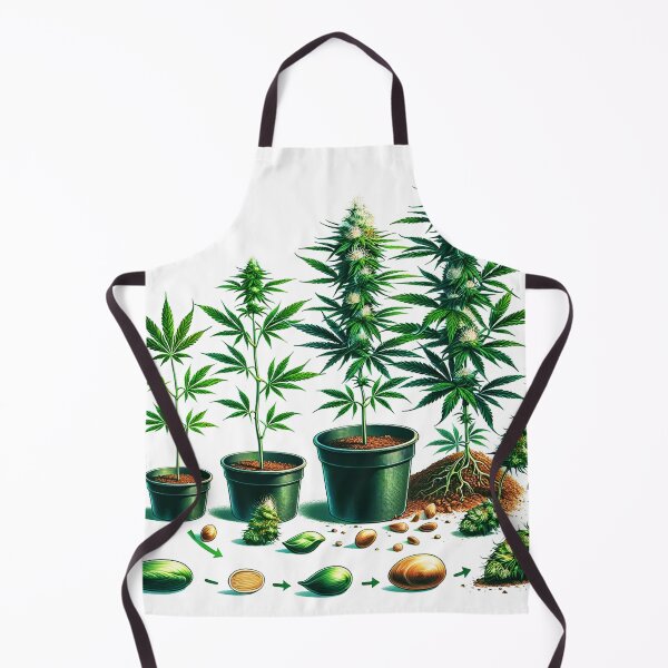 Item preview, Hemp weed plant seed to flower bud pot life grow cycle  designed and sold by Kludoman.