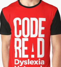 Code Read Dyslexia Network Graphic T-Shirt