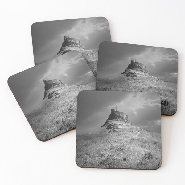 Item preview, Lindisfarne Castle Black and White designed and sold by Alisonchambers2.