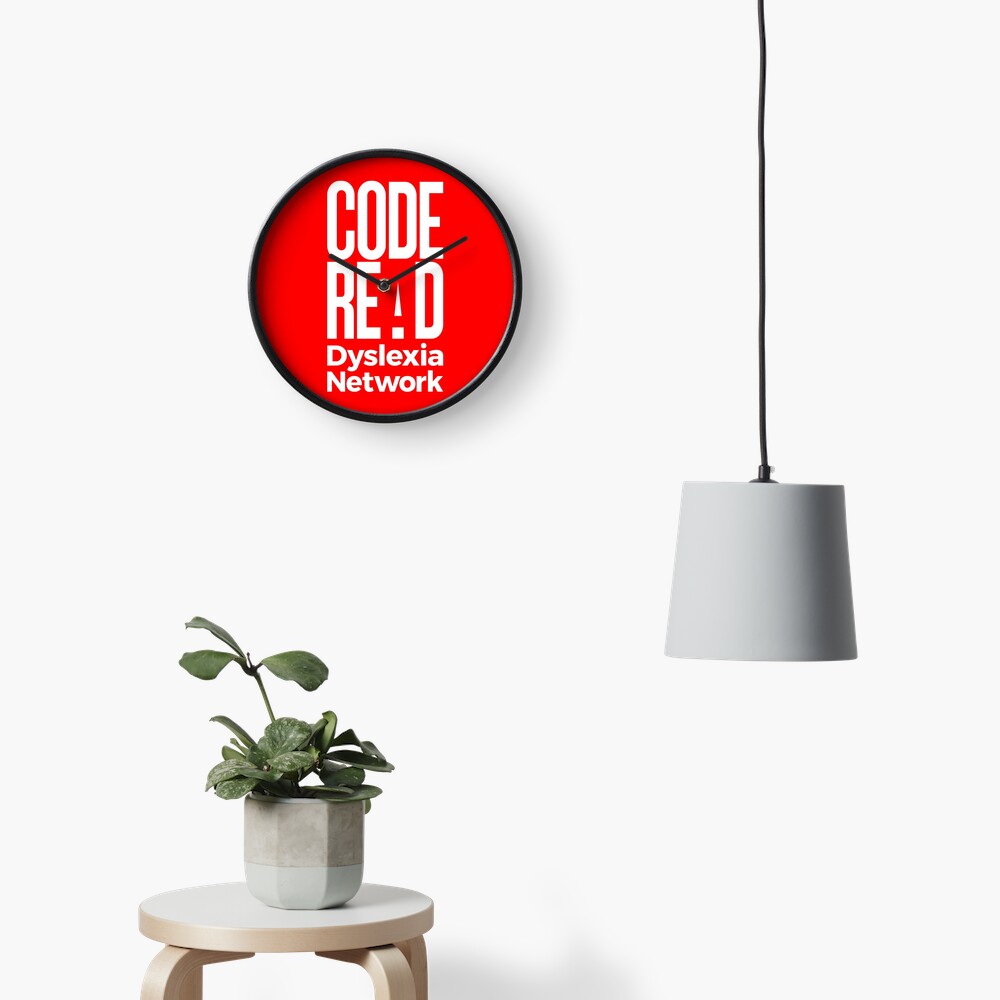 Item preview, Clock designed and sold by CodeRead.