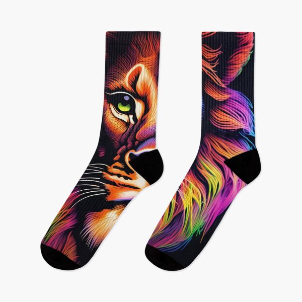 Item preview, Neon/Black light Art of a Lion 1 designed and sold by JJArtCreations.
