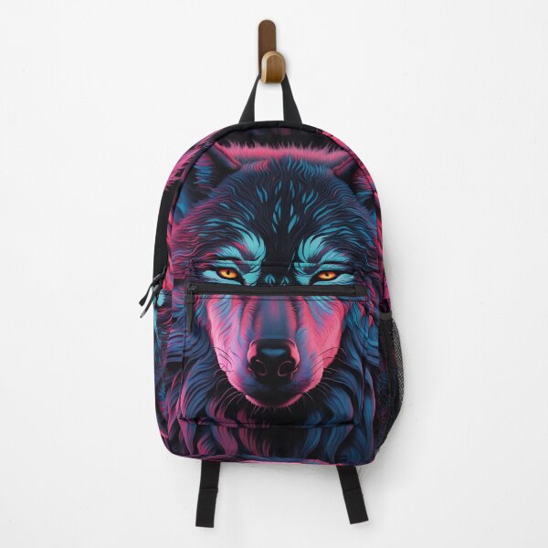Item preview, Neon Art of a Wolf 5 designed and sold by JJArtCreations.