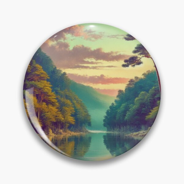 Item preview, Senzen River - A Contemporary Ukiyo-e Nature Landscape designed and sold by Kijiermono.