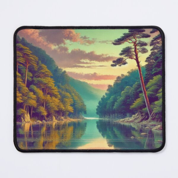 Item preview, Senzen River - A Contemporary Ukiyo-e Nature Landscape designed and sold by Kijiermono.