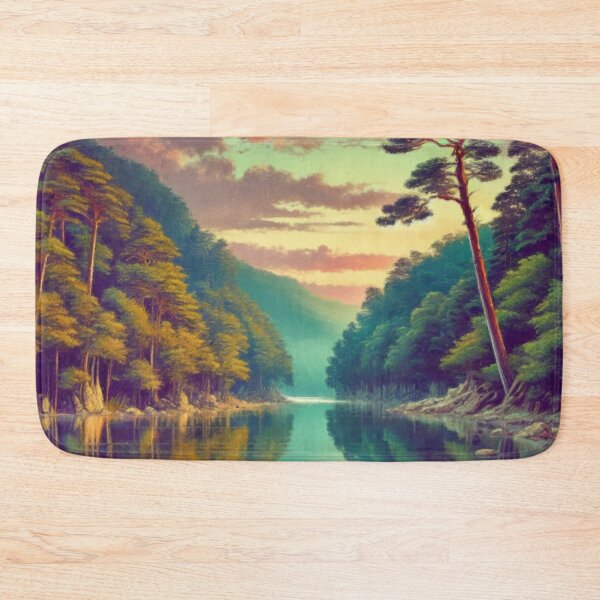 Item preview, Senzen River - A Contemporary Ukiyo-e Nature Landscape designed and sold by Kijiermono.