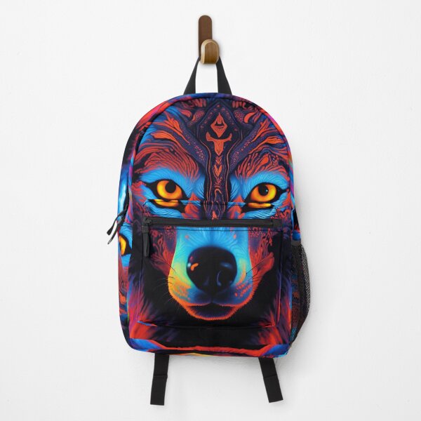 Item preview, Neon Art of a Wolf 3 designed and sold by JJArtCreations.