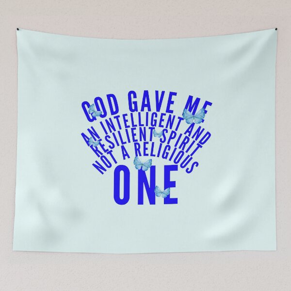 Item preview, God gave me an intelligent and resilient spirit, not a religious one designed and sold by Peerless-Prime.