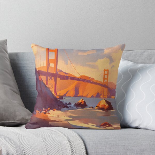 Item preview, World Wonders - Golden Gate Bridge at Dusk designed and sold by ChillinTurtles.