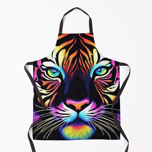 Aperçu de l'œuvre Néon Art d'un Tigre 1 créée et vendue par JJArtCreations.