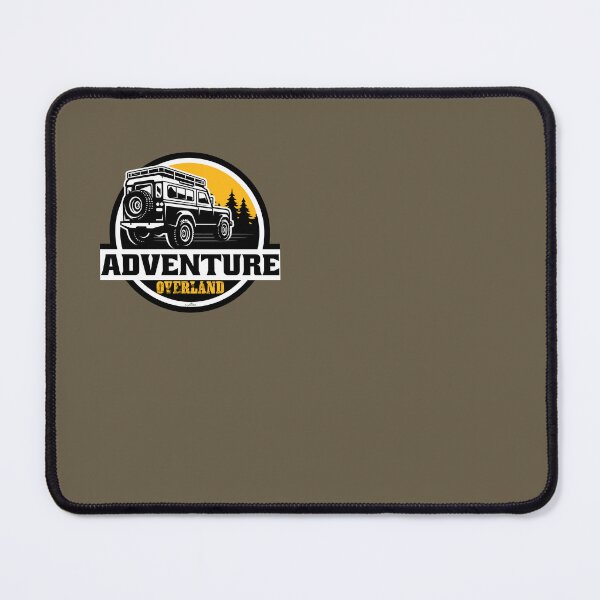 Item preview, Adventure Overland Land Rover 4x4 sticker t-shirt 01 designed and sold by OuterShellUK.