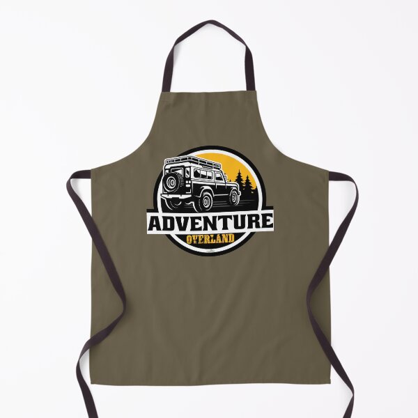 Item preview, Adventure Overland Land Rover 4x4 sticker t-shirt 01 designed and sold by OuterShellUK.