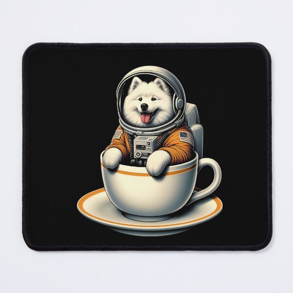 Item preview, Astronaut Samoyed Dog funny vintage t-shirts designed and sold by PAVOXAR.