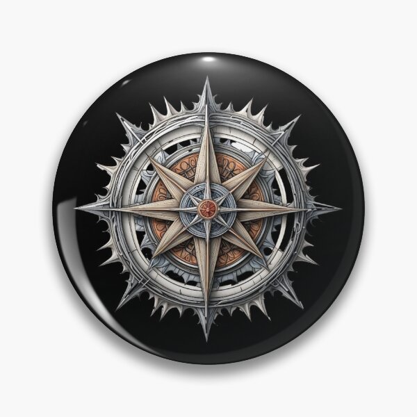 Item preview, Abstract art reminiscent of a Gothic compass rose designed and sold by Pflugart.