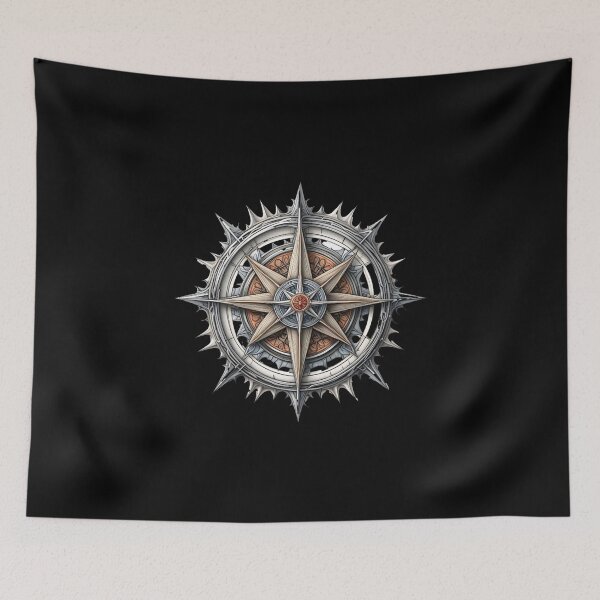Item preview, Abstract art reminiscent of a Gothic compass rose designed and sold by Pflugart.