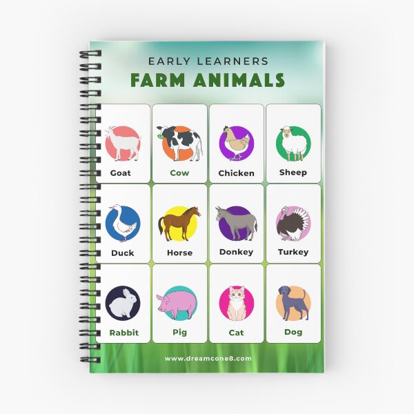 Item preview, Farm Animals for Early Learners designed and sold by dreamcone.