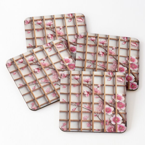 Item preview, Sakura Blossoms on Shoji designed and sold by SakuraJapanArt.
