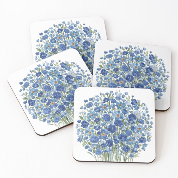 Item preview, Blue Flowers designed and sold by nimmitrends.