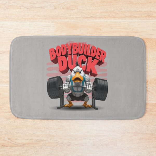 Item preview, Bodybuilder duck - Quacking workout - Strong duck  - Powerlifting duck designed and sold by JansenGS.