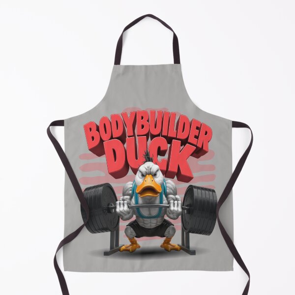 Item preview, Bodybuilder duck - Quacking workout - Strong duck - Powerlifting duck designed and sold by JansenGS.