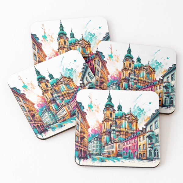 Item preview, Colorful Old Town: Urban Elegance designed and sold by BaaBoom13.
