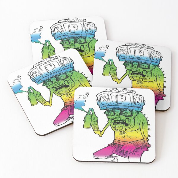 Item preview, Psychedelic Graffiti Creature with Spray Can	 designed and sold by barbarocris.