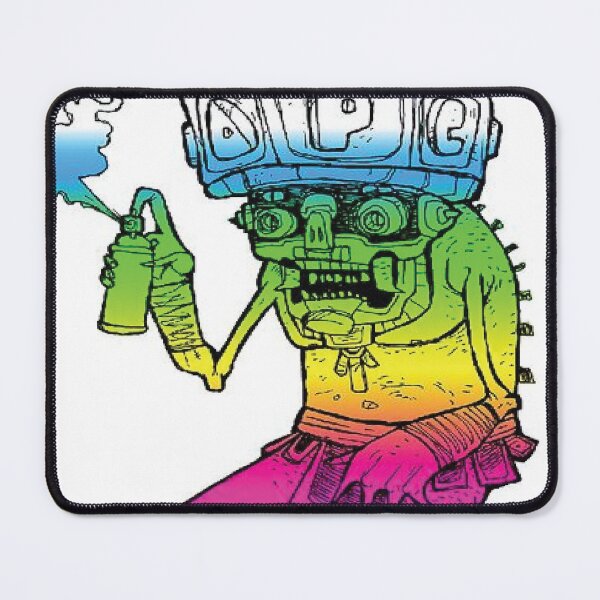 Item preview, Psychedelic Graffiti Creature with Spray Can designed and sold by barbarocris.