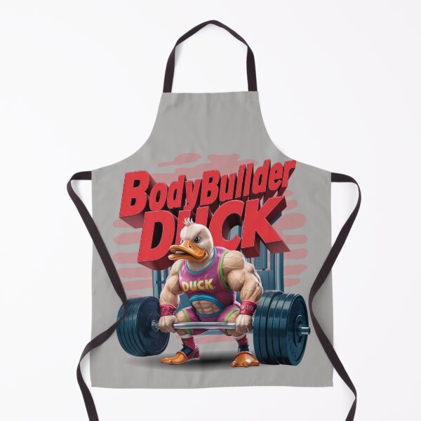 Item preview, Bodybuilder duck - Quacking workout - Strong duck - Powerlifting duck designed and sold by JansenGS.