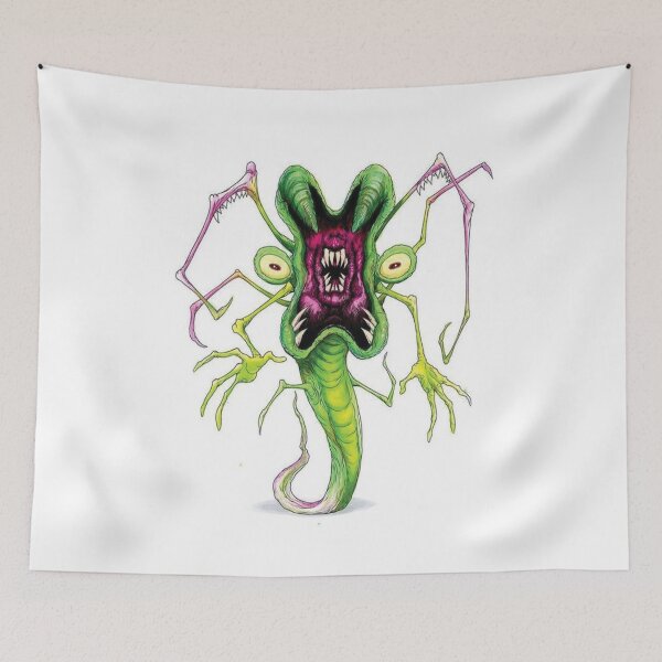 Item preview, Screaming Alien Creature with Multiple Limbs	 designed and sold by barbarocris.