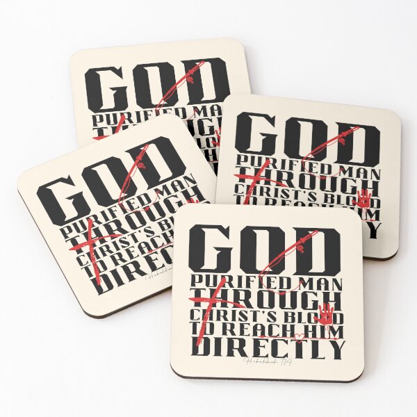 Item preview, God purified man through Christ's blood to reach him directly designed and sold by Peerless-Prime.