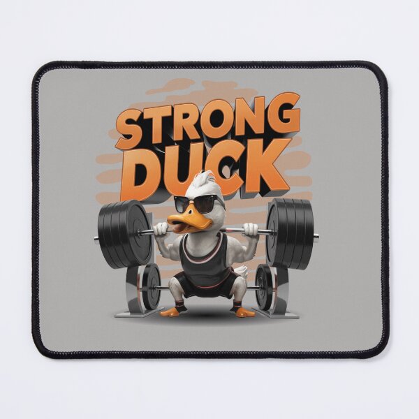Item preview, Quacking workout - Strong duck - Bodybuilder duck - Powerlifting duck designed and sold by JansenGS.